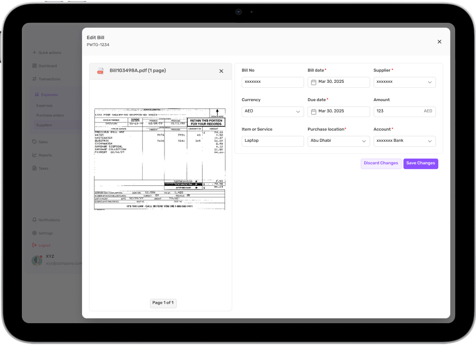 Optical Character Recognition (OCR) Integration